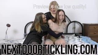 lisa ticklish pits and belly - NextDoorTickling.com