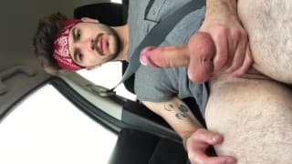 Joy Ride - Car Jerk & Cum