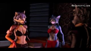 存档 - Carmelita Fox 和 Krystal x Sly Cooper 双重浸渍