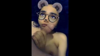 继女让我在 SNAPCHAT 上操她