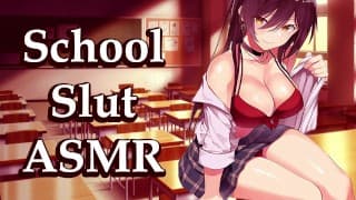 ASMR-音频-骚学生妹和你调情帮你舔屌