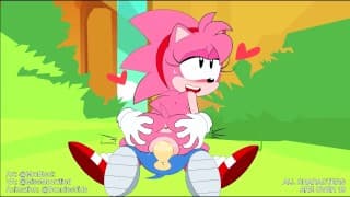 艾米·罗斯 （Amy Rose） 乱搞索尼克 - 索尼克无尽