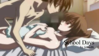 School Days Game - BIG Film [2D Hentai， 4K A.I. Upscaled， Uncensored]