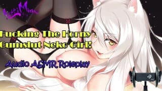 ASMR - 他妈的角质 Cumslut 动漫 Neko Cat Girl！音频角色扮演