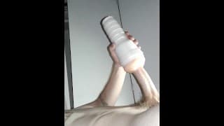 Amateur fleshlight solo