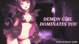 Demon Girl Domates You （Sound Porn） （英语 ASMR）