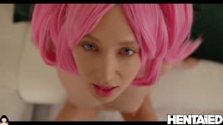 HENTAIED - 可爱的喜欢他妈的 & 喷出密集的 Talia Mint