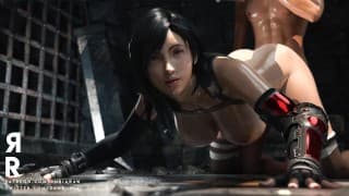 Tifa Thicc_Final Fantasy 7 Remake_in地牢