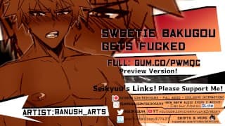 [我的英雄学院]Sweetie Bakugou 在车里了，被支配了！艺术：@anush_arts