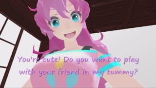 Pinkie Pie Vore Interactive （阅读评论） - Giantess Vore （MMD）