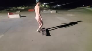 Naked Skateboarding