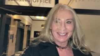 Cumwalk Selfiie MILF - Joanna Meadows - NaughtyJoJo - Fan Meetup Facial & Cumwalk #2 - Cumwhore