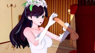 MAHOUKA KOUKOU NO RETTOUSEI WEDDING DRESS FUJIBAYASHI KYOUKO (3D HENTAI)