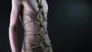 Shibari 最后玩出惊人的高潮！