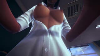 [长瀞]Taker POV Futa Nagatoro 将她的鸡巴推到你的阴户上 （3D PORN 60 FPS）