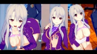 [无尽游戏 Koikatsu ！ ] 与 FGO 发生性关系 大山雀 Illyasviel von Einzbern。 3DCG 色情动漫视频。