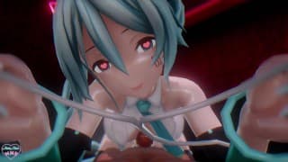 hentai mmd - doctor miku つみ式ミクさんがお腹に聴診器あてるだけ (lovemax)