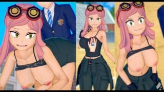 [无尽游戏 Koikatsu ！ ] 与 My Hero Academia 发生性关系 大山雀 Mei Hatsume。 3DCG 色情动漫视频。