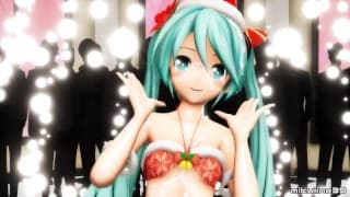 Hentai MMD - Christmas Miku 好き雪ポロリマジック (mikuline39)