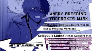 My Hero Academia ASMR Angry Breeding - Todoroki's Mark Art： twitter@anush_arts