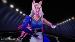 KDA Ahri - Popstar & Sex [MMD R-18]