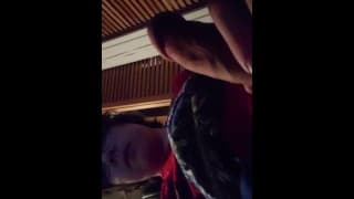 吃我自己的精液:)