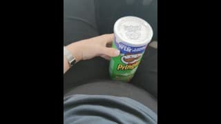 Paja patrocinada por Pringles