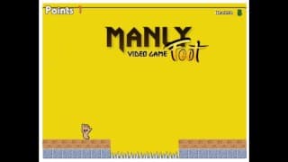 MANLYFOOT - 8bit 复古风格街机游戏 - 扮演我的脚，避开敌人的臭袜子