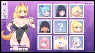 Waifu Hub [PornPlay 模仿无尽游戏] Bowsette 沙发铸造 - 第 3 部分