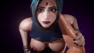 Fortnite （Remaster 2021） 中的 Raven （DC） 动画（声音，60FPS，4K）