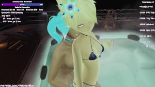 在 Trans Vtuber 的 VR 热水浴缸流中，事情变得热气腾腾