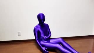 享受分层zentai Black Purple