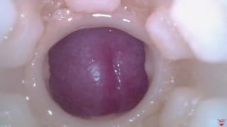 Super cum in vagina. Excellent internal camera