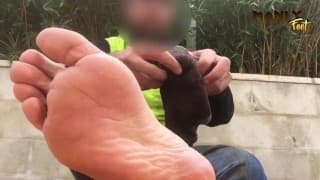 我听说嗅臭脚是你最喜欢的消遣 - MANLYFOOT - AUSSIE TRADIE SOLES - 🥾 🧦 🦶