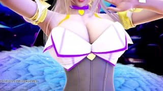 [MMD] K/DA - 最坏的阿狸辣脱衣舞英雄联盟 KDA