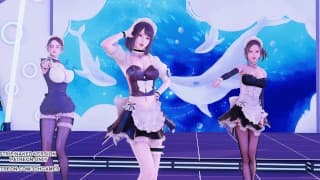 [MMD] Hurly 魁梧性感女仆热舞 4K 60FPS