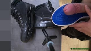 Fila Grunge 靴子上的 5 次射精