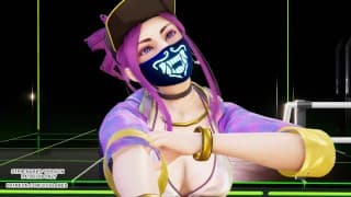 [MMD] Aespa - Savage Akali Hot Kpop Dance 英雄联盟 KDA