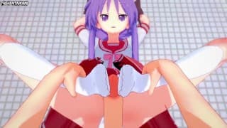 Hentai POV Feet Kagami Hiiragi Lucky Star