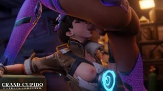 Tracer and Sombra Futanari Sex [Grand Cupido]( Overwatch )