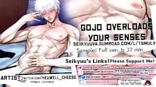 Gojo Satoru X Listener - INFINITE PLEASURE (Jujutsu Kaisen ASMR) Art: Twitter @Heuwell_cheese