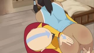 四元素训练器（性爱场面）第 69 部分 Korra 打屁股 By HentaiSexScenes