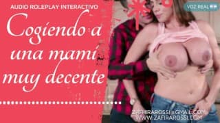 [DEMO] Mama decente caliente y excitada chupa pija y gime | Roleplay Interactivo | Audio Only