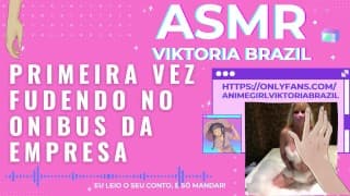 Primeira vez fudendo no onibus da empresa asmr punheta guiada