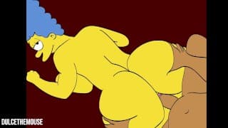 玛吉·辛普森（Marge Simpson）无尽。（暴露狂，中出）（Onlyfans 了解更多信息）