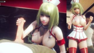 [无尽游戏 Koikatsu ！ ] 与 发生性关系 大山雀 Hentai Anime 。 3DCG 色情动漫视频。