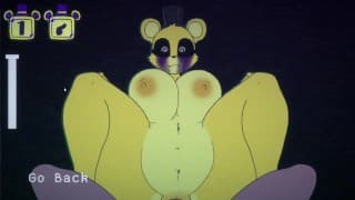 Five Nights At FuzzBoob's Furry 坐在我的桌子上