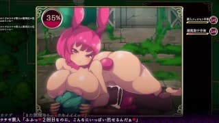 Mage Kanades Futanari Dungeon Quest 游戏玩法和与毛茸茸的兔子约会