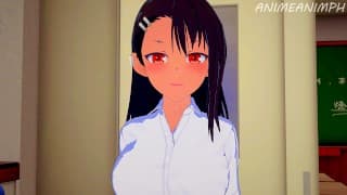 Nagatoro San 在学校戏弄你直到中出 - 动漫无尽 3d 未经审查