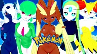 口袋妖怪毛茸茸的无尽 3D 编译（Lopunny、Gardevoir、Braixen 等！